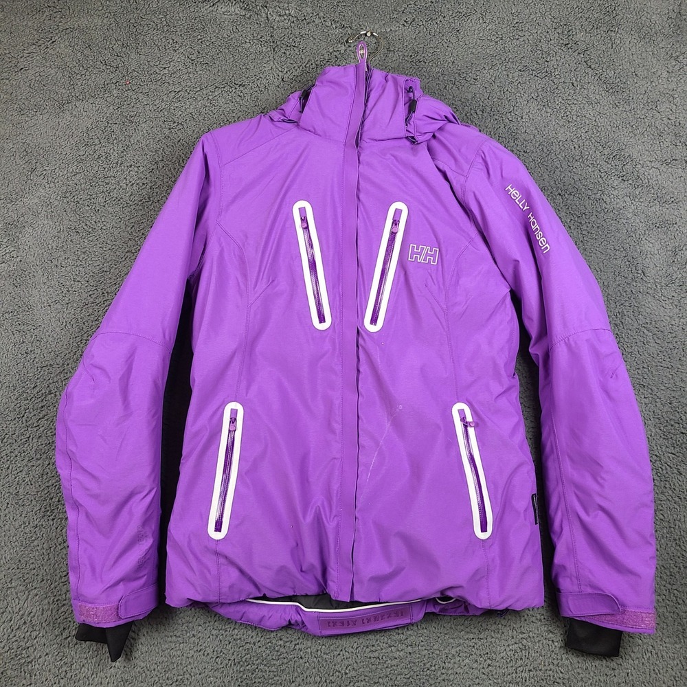 Helly Hansen Purple Helly Tech Performance Ski Jacket RECCO Women Medium